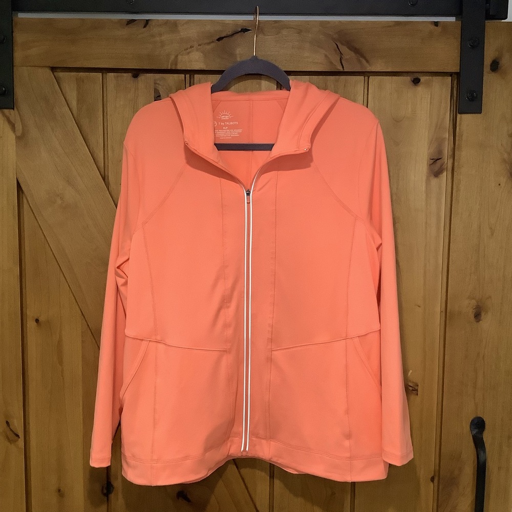 T by Talbots Full Zip Hoodie XL Petite